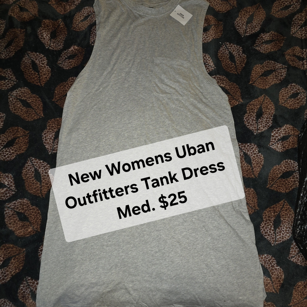 Urban Outfitters Gray Tank Dress